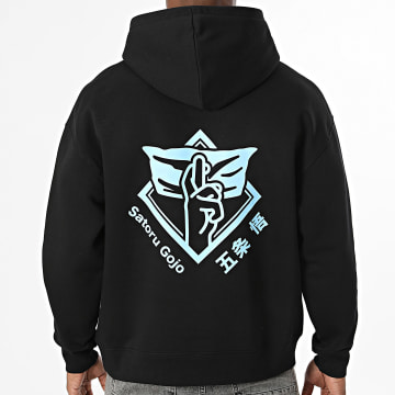 Jujutsu Kaisen - Felpa con cappuccio Relaxed Gojo Nero