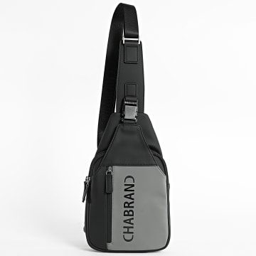 Chabrand - Schoudertas 84017 Zwart Antraciet Grijs