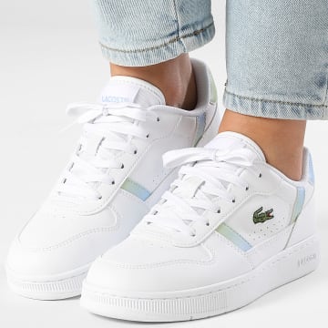 Lacoste - Sneakers Dames T-Clip Set 1264 Wit Lichtgroen