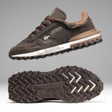 Lacoste - Zapatillas Elite Active 1263 Dark Brown
