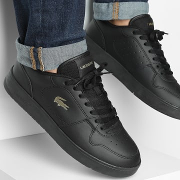 Lacoste - Sneakers Court Ace 126 Zwart Goud