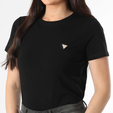 Guess - Tee Shirt Femme V4YI09-J1314 Noir Doré