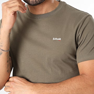 Schott NYC - Camiseta Claws 1 Verde Caqui