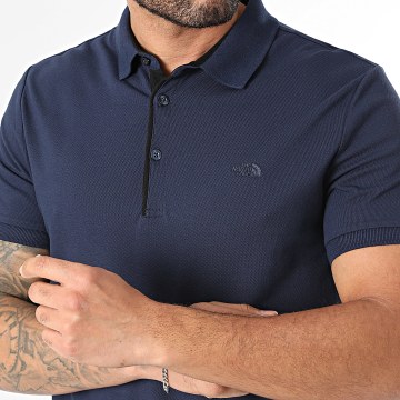 The North Face - Polo Manches Courtes Slim Fit Premium A8C1N Bleu Marine