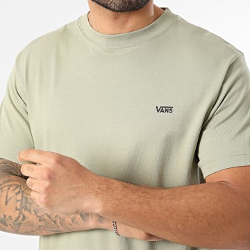 Vans - T-Shirt Left Chest 00R9X Verde Caqui Claro