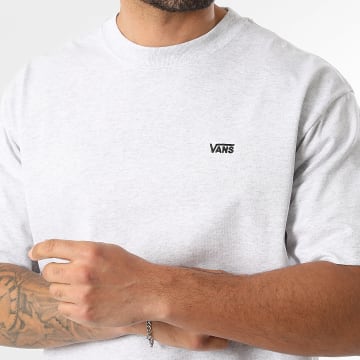 Vans - T-Shirt Oversize Large Left Chest II 00P1P Cinza Claro Mesclado