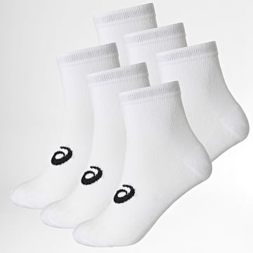Asics - Set di 6 paia di calze 3033C303 Bianco