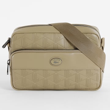 Lacoste - Sacoche Cuir The Blend Beige