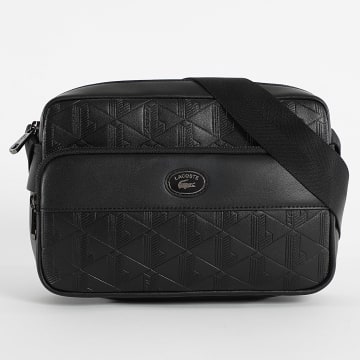 Lacoste - Sacoche Cuir The Blend Noir