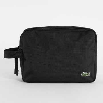 Lacoste - Trousse De Toilette Logo Brodé Crocodile Noir