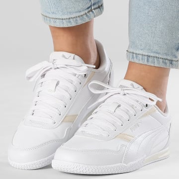 Puma - Zapatillas Mujer Bella Donna SL Jr 403907 Puma Blanco Plata