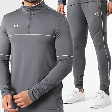 Under Armour - Ensemble Tee Shirt Manches Longues et Jogging Challenger 6004043 6004044 Gris