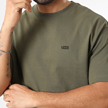 Vans - T-Shirt Oversized Large Left Chest II 00P1P Verde Caqui