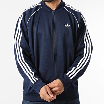 Adidas Originals - Veste Zippée A Bandes SST KE0811 Bleu Marine