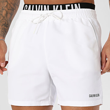 Calvin Klein - Short De Bain Medium Drawstring 61015 Blanc