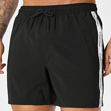 Calvin Klein - Short De Bain A Bandes 5 In Core 61002 Noir