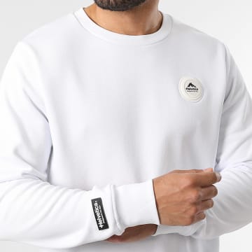 Helvetica - Hoodie Crewneck Borgia Wit