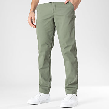 Jack And Jones - Pantalone Chino Regular Fit Stollie Dylan Verde Kaki