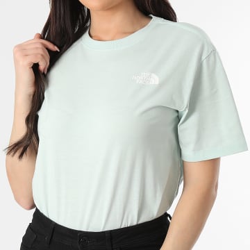The North Face - T-Shirt Relaxed Fit Donna Evo Box A8B6W Blu Chiaro