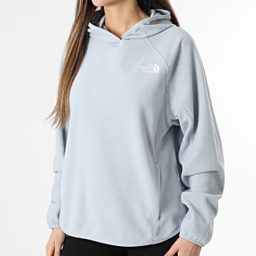 The North Face - Sweat Capuche Polaire Femme Oxara A8G1A Gris Clair