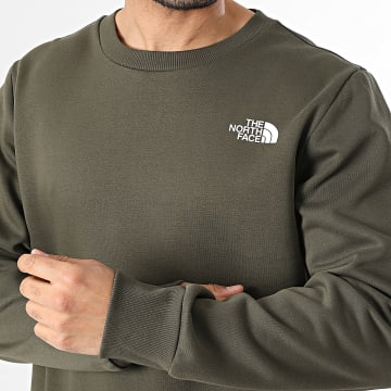 The North Face - Felpa Girocollo Simple Dome A89FB Verde Kaki