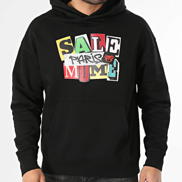 Sale Môme Paris - Sudadera con capucha Relaxed Ramson Negro
