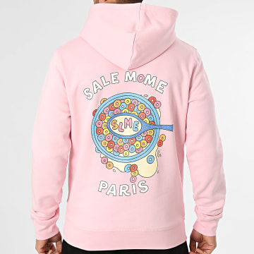 Sale Môme Paris - Sweat Capuche Breakfast Rose