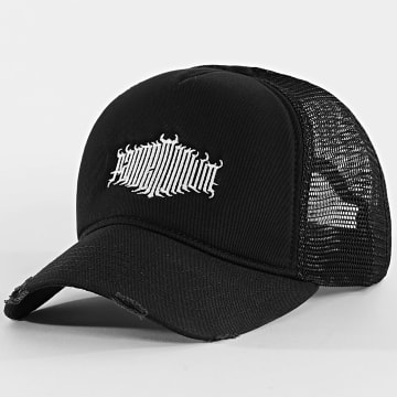 Vald - Casquette Trucker Pandemonium Noir Blanc