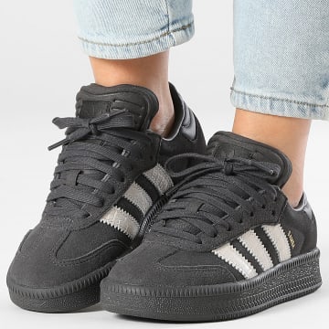Adidas Originals - Zapatillas Mujer Sambae XLG J JP9521 Utility Negro Chalk Perla