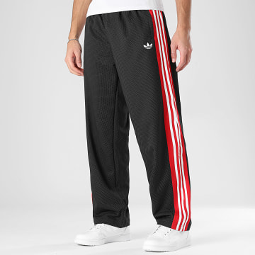 Adidas Originals - Pantalon Jogging A Bandes TP KE0117 Noir Rouge Blanc