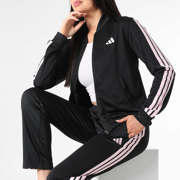 Adidas Sportswear - Ensemble De Survetement A Bandes Femme 3 Stripes KQ7578 Noir