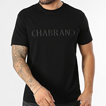 Chabrand - Tee Shirt A Bandes 63203 Noir