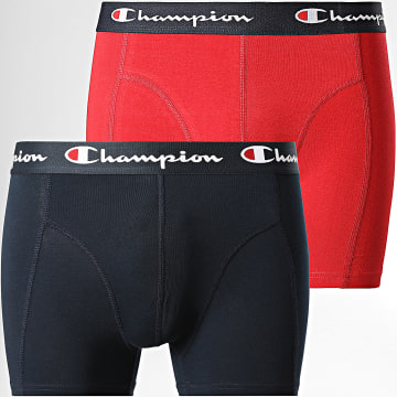 Champion - Lot De 2 Boxers U20193 Rouge Bleu Marine
