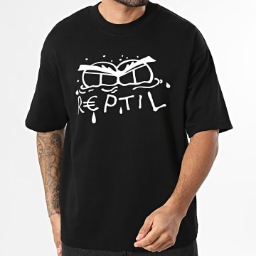 Reptil Clothing - Tee Shirt Epais 280 GSM Classic Box Logo Noir