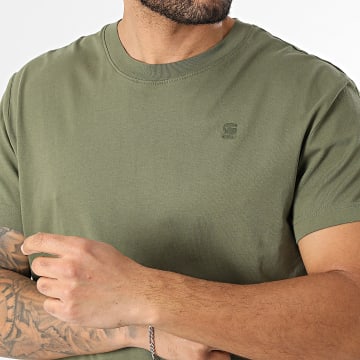 G-Star - Tee Shirt D16411-336 Vert Kaki