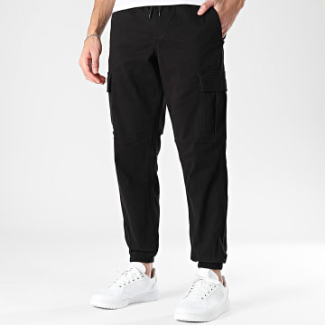 Jack And Jones - Pantalon Cargo Kane Dylan Cuffed Noir