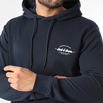 Jack And Jones - Sudadera con capucha Brandon Azul Marino