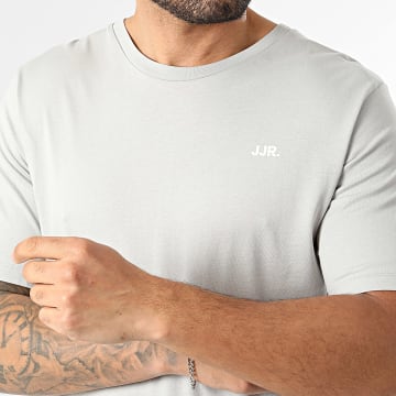 JJ Rebel - Tee Shirt Logo Gris Clair