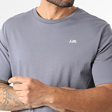 JJ Rebel - Tee Shirt Logo Bleu Gris