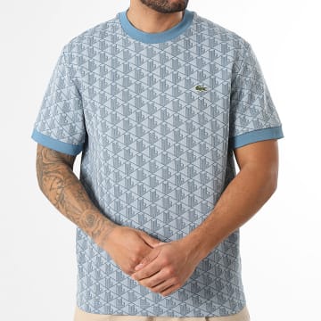 Lacoste - T-Shirt Classic Fit The Blend Logo Geborduurd Krokodil Lichtblauw