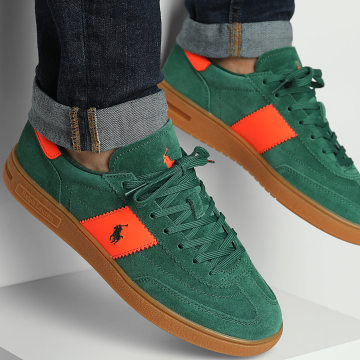 Polo Ralph Lauren - Zapatillas Bedford Verde Naranja