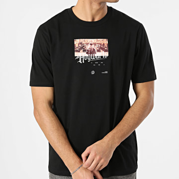 Harry Potter - Tee Shirt Oversize Large Photo Dumbledore Noir