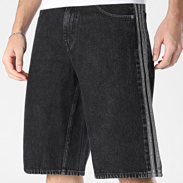 Adidas Originals - Short Jean A Bandes Firebird KD1498 Noir