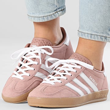 Adidas Originals - Zapatillas mujer Gazelle Indoor W JS1397 Warm Clay Footwear White Gum 3