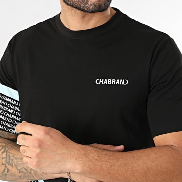 Chabrand - T-Shirt 63207 Nero Azzurro Chiaro
