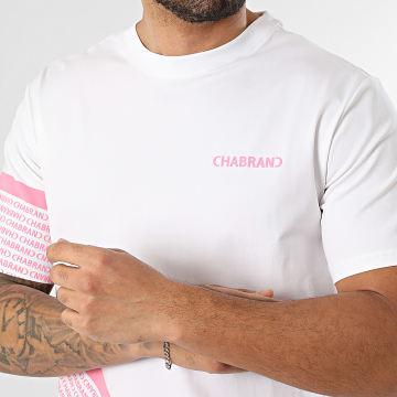Chabrand - Camiseta 63207 Blanco Rosa
