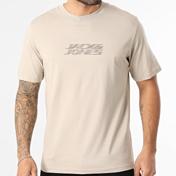Jack And Jones - Camiseta Fusion Branded Beige