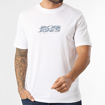 Jack And Jones - Camiseta Fusion Branded Blanco