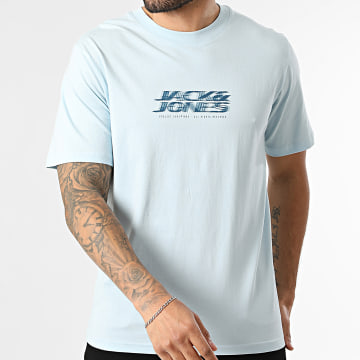 Jack And Jones - Camiseta Fusion Branded Azul Claro