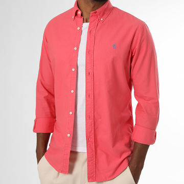 Polo Ralph Lauren - Langarmhemd Custom Fit Original Player Fuchsia